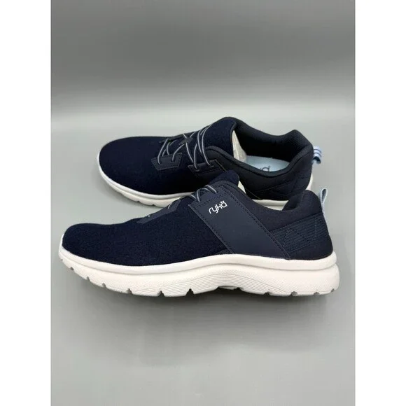 Ryka Navy Blue and White Women's Sneakers - Picture 4 of 12